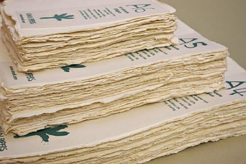 נייר חאדי מהודו- 4x6 אינץ '140 קילוגרם. חבילה של 20 גיליונות