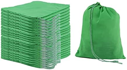 חבילה של 25 - כותנה לשימוש חוזר של שקיות מוסלין - שקית אחסון משיכה רב תכליתית - זמינה בצבעים טבעיים
