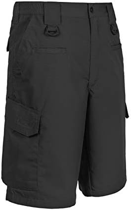 מכנסיים קצרים טקטיים של משטרת LA משטרת LA, מכנסיים קצרים של טיול מותניים אלסטיים לגברים, מכנסיים קצרים של גברים
