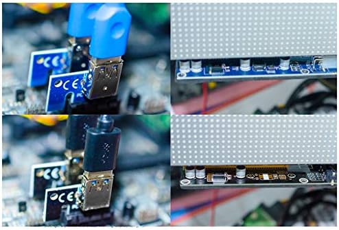 PCI-E PCIE Riser 009 Express 1x 4x 8x 16x מאריך זהב USB Riser 009S GPU כפול מתאם 6pin כרטיס SATA