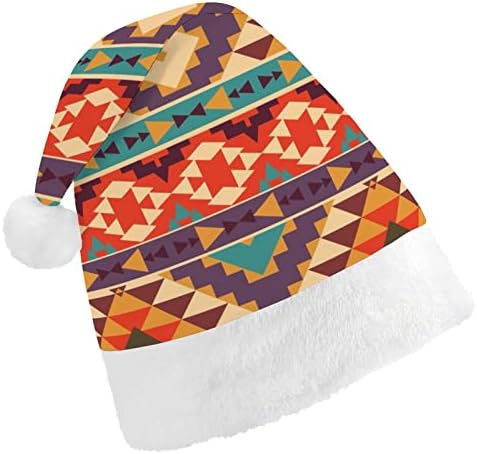 צבעוני האצטקים דפוס חג המולד כובעי בתפזורת מבוגרים כובעי חג המולד כובע לחגים חג המולד ספקי צד