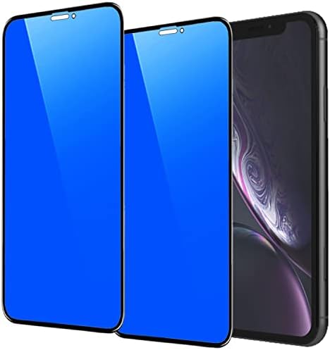 2 חתיכה פרטיות מזג זכוכית עבור אייפון 11 6.1 אינץ אנטי-כחול אנטי-מרגלים מסך מגן מראה כחול