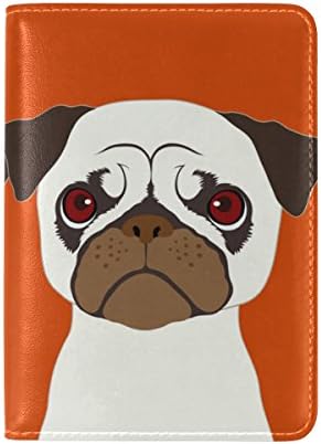 שלי יומי חמוד כלב קריקטורה עור דרכון מחזיק כיסוי מקרה מגן
