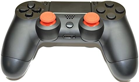 Gametown Orange Thumbstick Stick Stick Stick Stick for PlayStation 4 PS4 Dualshock 4 בקר