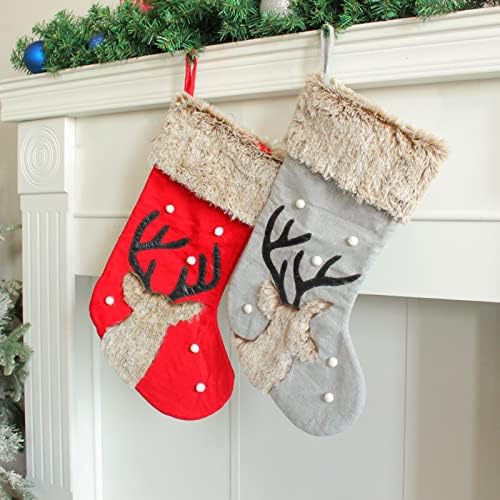 XIOS קישוט לחג המולד מתנות ממתקים גרביים אחים מותאמים אישית לקישוטים לבית חג המולד ואביזר מסיבות