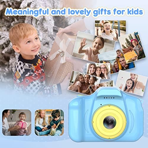 שדרוג נסיטיבי מצלמת סלפי לילדים, מתנות יום הולדת לבנים בגילאי 3-9, מיני מצלמה פרו עם נגן אם-פי-3 וכרטיס זיכרון