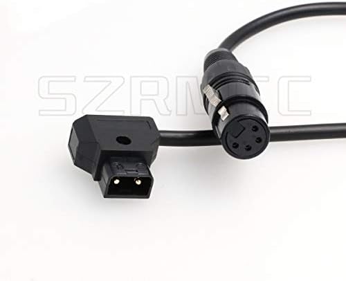 SZRMCC XLR 4 PIN ל- D-TAP כבל חשמל עבור DSLR מצלמת וידיאו תואר