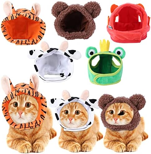 5 חלקים כובעי חתול חמודים כובעי כלב תלבוש