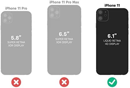 Otterbox iPhone 11 סימטריה סימטריה מארז - Sapphire Secret, Ultra -Sleek, תואם טעינה אלחוטית, קצוות מוגנים