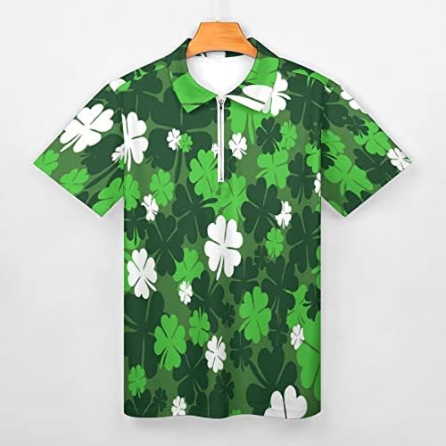 חולצות גולף מצחיקות לגברים חולצת גולף של יום פטריק סנט פטריק ירוק חוף הקיץ החוף הקיץ החולצות, חולצות טריקו