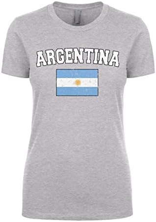 סייברטלה דהייה של נשים בארגנטינה ארגנטינה דגל ג'וניורס חולצת חולצת טריקו