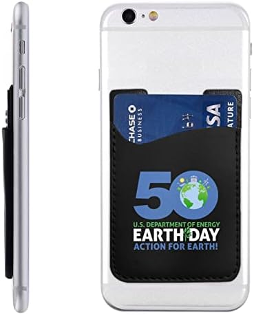 טלפון יום כדור הארץ גב אלסטי שרוול שרוול מחזיק כרטיסי שרוול מתאים לכל הטלפונים הניידים רוב הטלפונים החכמים