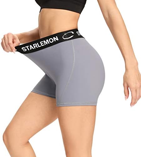 מכנסי כדורעף של StarLemon לנשים מכנסי כדורעף 3 /7 סטרץ 'אימון מכנסיים קצרים לנשים