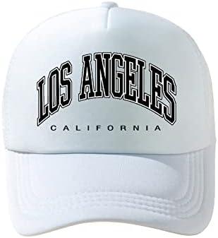 גברים של מכתב גרפי הדפסת בייסבול כובע מתכוונן נהג משאית כובע חיצוני ספורט כובע