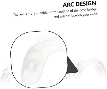 DOITOOL 3 יחידות משקפיים מקשה אחת מחזיק חתיכה אחת רפידות האף מחזיקי הזכוכית מחזיקי משקפיים משקפיים