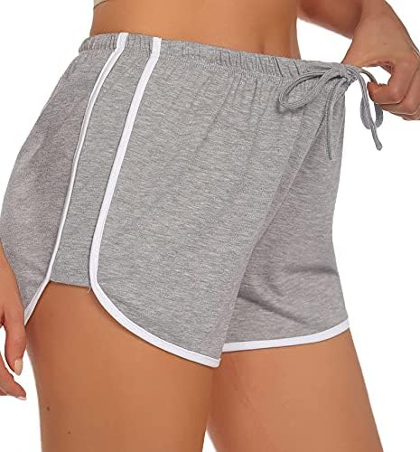 מכנסיים קצרים של פיג'מה של Ekouaer לנשים 2 חבילות PJS רכות טרקלין מכנסיים קצרים תחרה חמודים בגדי שינה תחתונים