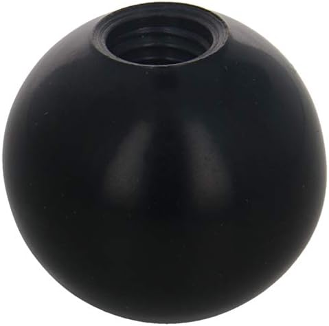 בטומשין 4 יחידות ידית כדור תרמוסט 8 חוט נשי ידית בקליט 32 מ מ / 1.26 קוטר ידית כדורית שפה חלקה שחור