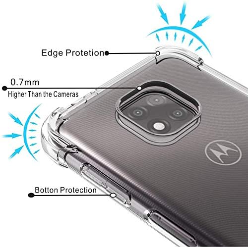 Moto G Power 2021, Motorola G Power 2021 מארז טלפון, folmeikat ברורות פינות מזוינות שקופות