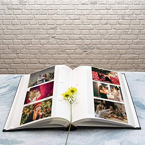 אמנות גולדן סטייט, סט של 3 אלבומי תמונות מחזיקים 300 תמונות אופקיות 4x6 למשפחת יום נישואין לחג המולד