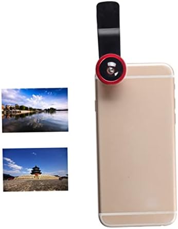 6 ערכות 3 ניידות עם טלפונים טלפוניים על דגי טלפון סלולרי שחור x קליפ סמארטפון סמארטפון אוניברסלי זווית מצלמה