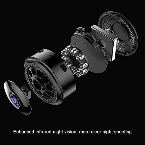 מצלמת ראיית לילה של Jeanoko IR, 1080p HD מצלמה חיצונית אלחוטית 150 מעלות זווית רחבה לחיית מחמד
