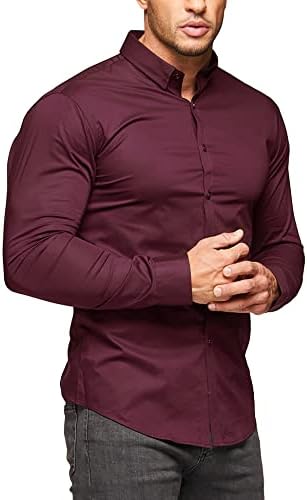 חולצות שמלת שריר של גברים