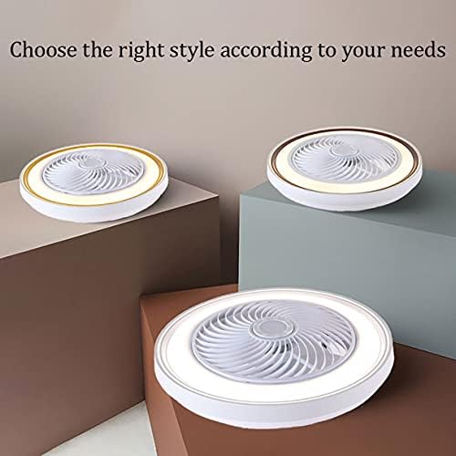 מאוורר תקרת LED של חדר שינה ניאוצ'י עם תאורת מאוורר לילדים בהיר שקט 3 מהירויות נורית תקרת מאוורר לעומק