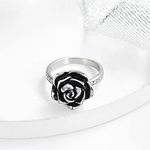 דוטיאארג ורד שריפת פרחים טבעת טבעת החזקת חיות מחמד אהובות אפר טבעת טבעת טבעת טבעת זיכרון