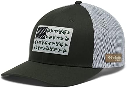 Columbia PHG דגל דגל רשת כפתור כובע כובע גבוה