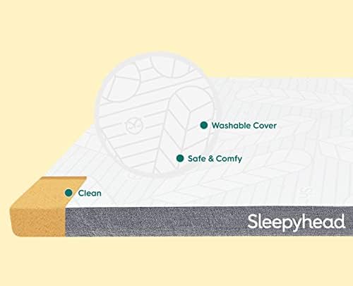 Sleepyhead 3 אינץ 'תאום XL מזרן טופר - טופר קצף זיכרון עם נחושת עם כיסוי רחיץ - חדר מעונות במכללה