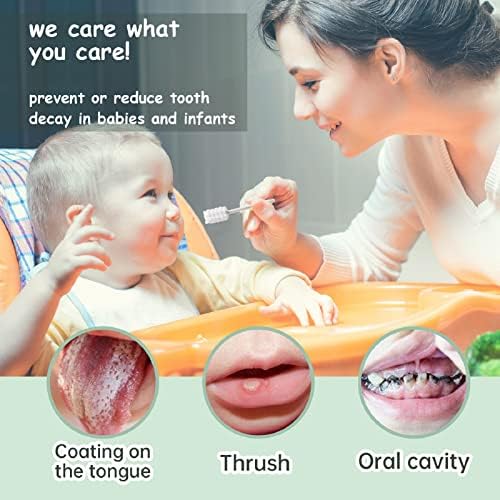 Crrclsy Baby Longy Longy יותר יילוד, מברשת שיניים לתינוק, טיפול 0-36 חודשים תינוק, מברשת שיניים לתינוק