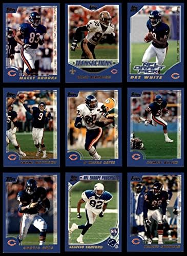 2000 Topps Chicago Bears כמעט שלם צוות Set Chicago Bears NM/MT Bears
