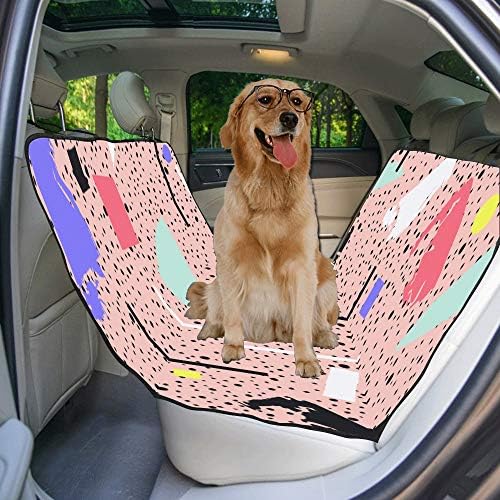 כיסוי מושב כלב מותאם אישית מקווה סגנון סרט בברכת כוכב הדפסת רכב מושב מכסה לכלבים עמיד למים החלקה