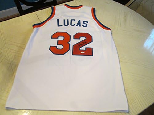 ג'רי לוקאס חתם על ג'רזי כדורסל של ניו יורק ניקס -ג'סא אימות