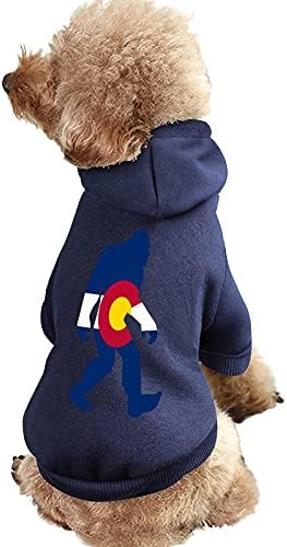 מצחיק Bigfoot Sasquatch Colorado קפוצ'ון חיות מחמד קפוצ'ונים כלב סווטשירט בגדי חתול עם כובע סגנון Nawys