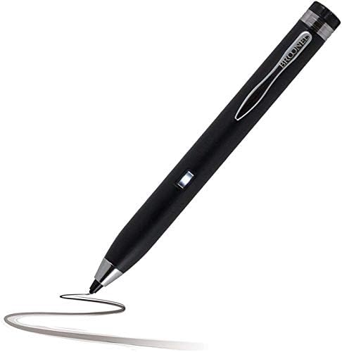 Broonel Black Point Fine Point Digital Active Stylus Pen-תואם ל- Dell XPS 13 7390 13.3 2-in-1