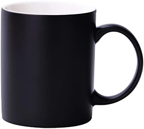 ספלי קפה חידוש שחור, 330 מיליליטר 11.2 עוז ביתכן, כוס קרמיקה
