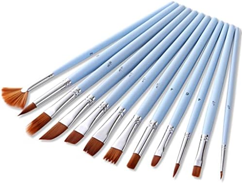 Lhllhl צינור נחושת שילוב ציור עט צבעי מים 12 סוגים של עט מעורב עם ציוד לאמנות קו וו בצורת מאוורר