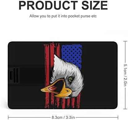 Americain Eagle USA Card Card Bank Card USB כונני פלאש נייד זיכרון מקל אחסון מפתח כונן 64 גרם