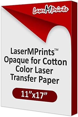 Lasermprints אטום לנייר העברת לייזר צבע כותנה, 11 x 17