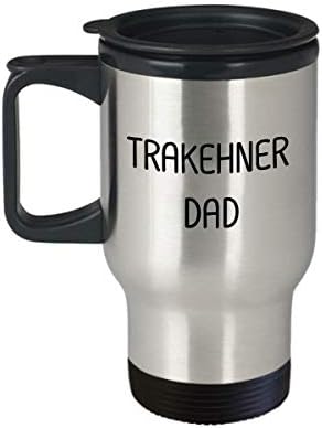 Trakehner Dad 14oz ספל נסיעות מבודד חידוש מצחיק רעיונות למתנה לחובבי סוסים לבעלים גברים נשים ילדים בנים