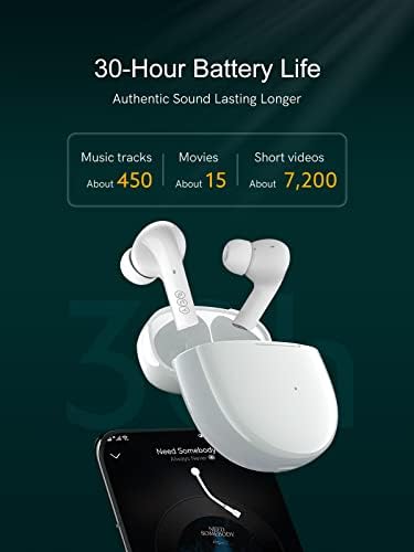 Qccy melobuds אוזניות אלחוטיות T18 אוזניות חיבור מרובות נקודה, QCC3050 Bluetooth 5.2 באוזניות סטריאו