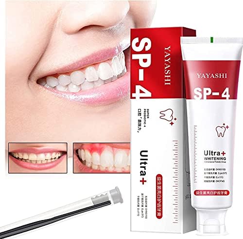 Yayashi SP-4 משחת שיניים, SP-4 מבהיר משחת שיניים משחת שיניים נשימה טרייה, כל החיוכים-הבחנה והסרת