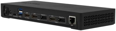 VisionTek VT7400 USB-C תחנת עגינה, 3X 4K תצוגות, משלוח כוח 100W, 3X HDMI, 2x DP, 4X USB, 2x USB-C, עבור