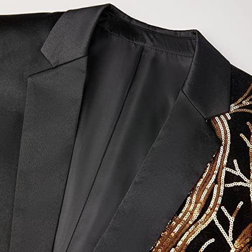 גברים שחור נצנף שחור מבריק ז'קט חליפת נשף אחד כפתור אחד דק מעילי ספורט כושר וטוקסידו בלייזרס לחתונה