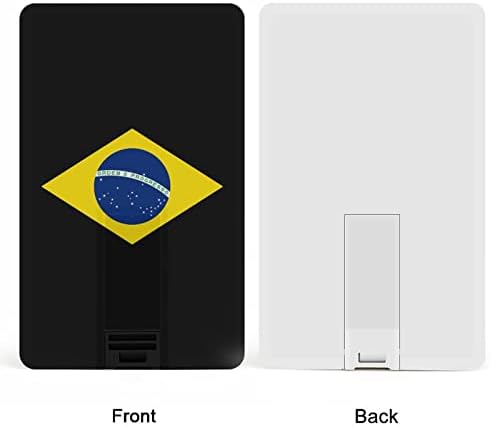 כרטיס אשראי ברזיל USB פלאש נוהג בהתאמה אישית מזיכרון מקל מפתח מתנות תאגידיות ומתנות לקידום מכירות 32