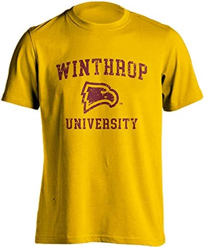 Winthrop Eagles Wu במצוקה רטרו חולצת טריקו