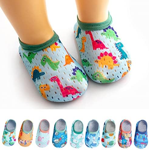 פעוטות תינוקות בנות נעלי מים יחפות גרביים אקווה נעלי רשת קריקטורה ללא החלקה גרביים נעלי קיץ נעלי קיץ