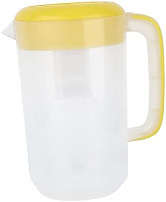 Upkoch זכוכית בקבוקי מים 1 מחשב מחשב קנקנים או משקאות עגולים כבדים מכולות צהובות מתנפצות התנגדות