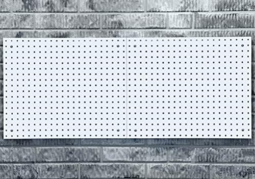 מוצרי טריטון לוחות פוליפרופילן דוראבורד לארגון קיר ומוסך, לבן, סט של 2